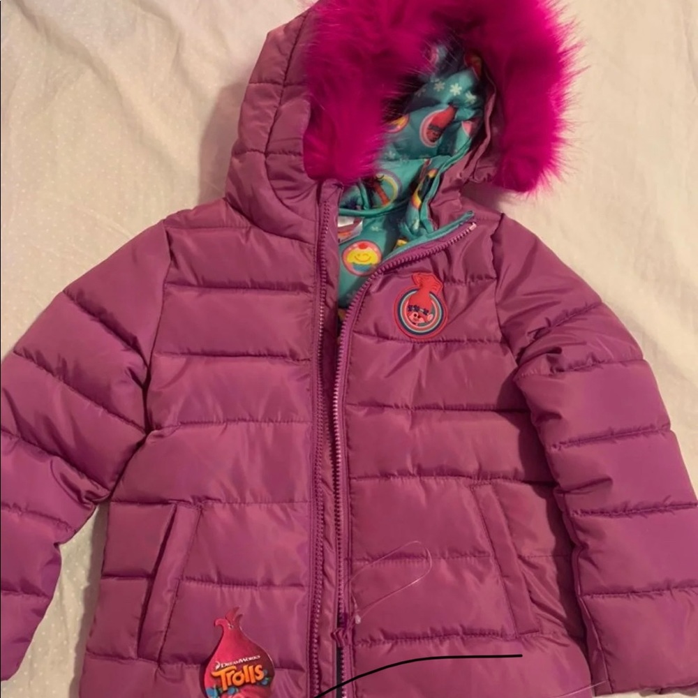 New “Trolls” coat, size 5t